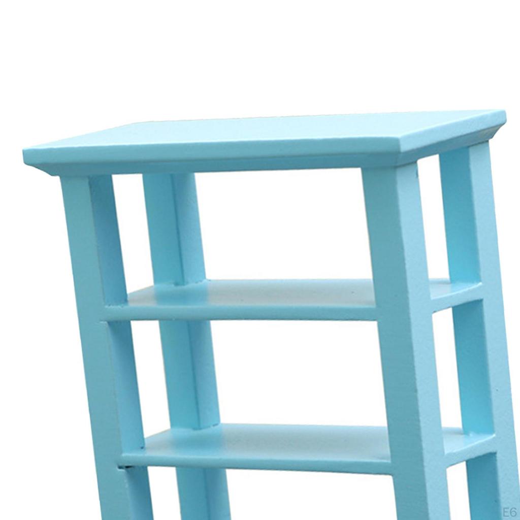 1:12 Dollhouse Display Shelf, Bedroom Micro Landscape Furniture Living Room Cabinet, Life Scene