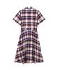 BROOKS BROTHERS Cotton Madras Shirt Dress (Multi) (Bbdzwm68227Es)