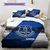 Everton F.C Pattern Bedding,Quilt Set Quilt Cover Pillowcase Home Birthday Gift(1 * duvet cover + 2 * pillowcase, without core)