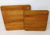 Katajiya Wooden Cutting Board, Made in Japan from Solid Yamazakura Wood, Small Size [250 x 250mm, Thickness 15mm]