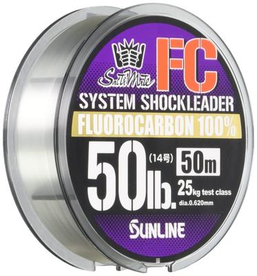 SUNLINE Harris Salt Mate System Shock Leader FC 50m 10 35LB No.