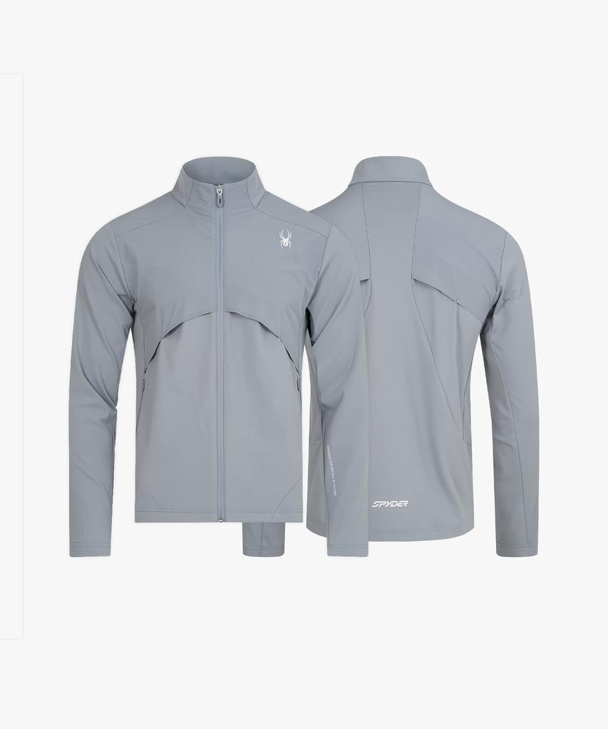 SPYDER Men'S Running Face Stretch Zip-Up Splpcnft231Mgry