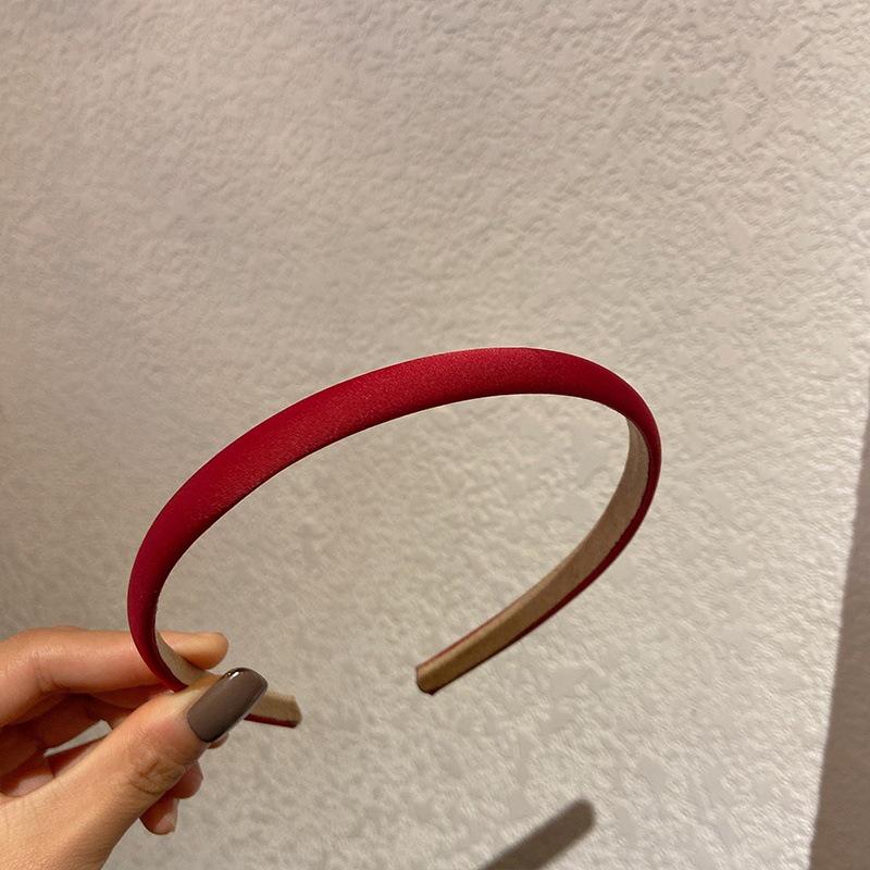 Rotes Vintage Weihnachts-Haarband für Damen - High-End Internet-Berühmtheiten Stil 2022