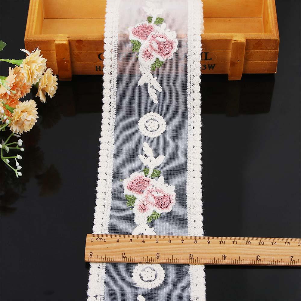 Dress Accessories Decoration Garments Craft Wedding Flowers DIY Lace Ribbon Embroidered Lace Trims