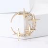 Ramadan Rhinestone Star Brooches for Women Unisex Glossy Moon Pins Event Party New Gifts Backpack Decoration Clothes Accessories
