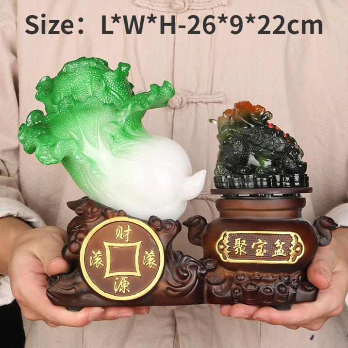 Reichtum Goldene Kröte Dekoration Zuhause TV-Schrank Bürodekoration Eröffnung Kreatives Geschenk Kunsthandwerk