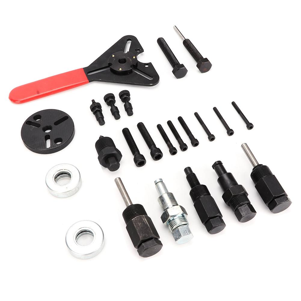 23 Pcs AC Kompressor Kupplung Remover Tool Kit Hub Puller Auto Werkzeuge