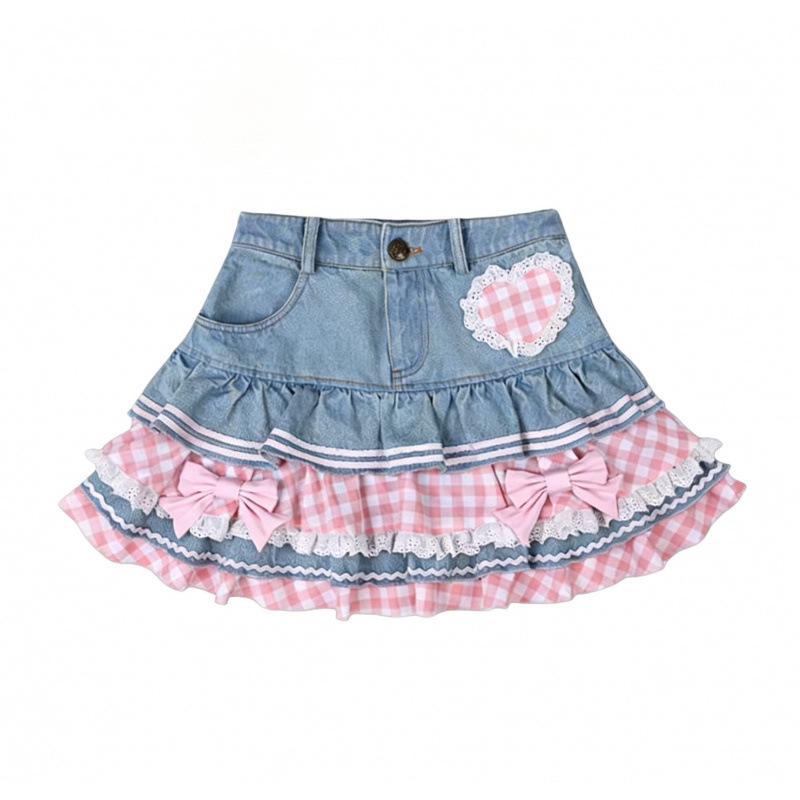 Cross-Border Europe Cute Versatile Japanese Style Bow Long Sleeve Ruffle Shirt for Women