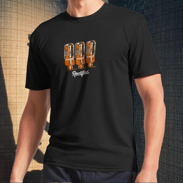 Men s and Women s T-shirts Glowing amplifier vacuum tubes in vintage XXXL