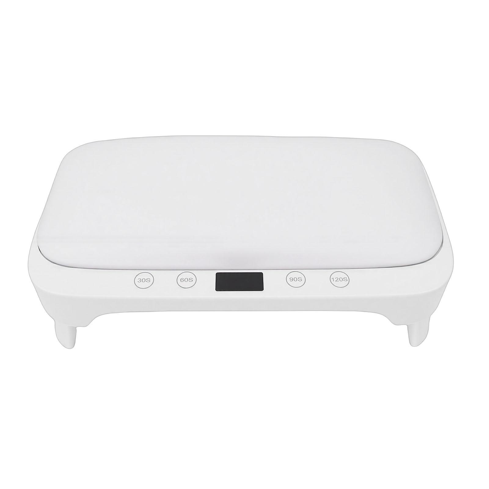 

LED Nail Lamp Professional Fast Drying Foldable Nail Dryer Lamp with Comfortable Hand Pillow 4 Timers for Gel Polish US