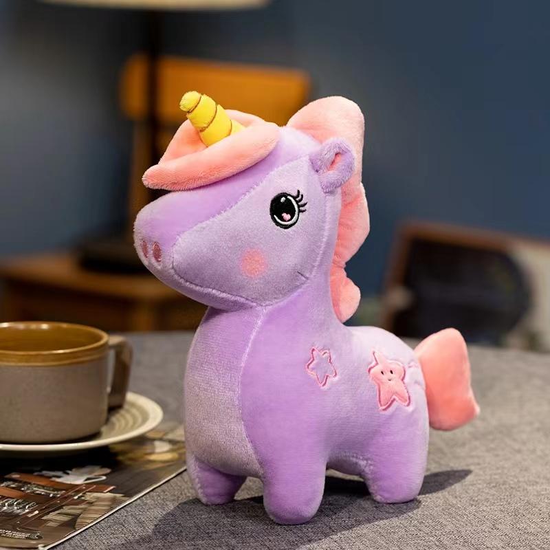 Colorful Winged Unicorn Plush Toys Unicorn Plush Animal Doll Plush Toy Pegasus Toy Christmas Gift For Children Girls