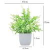 Plastový eukalyptus magnólie v květináči bonsaj pro vnitřní dárkovou dekoraci