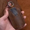 Genuine Leather Key Wallet Pouch Business Men Car Key Case Bag Holder Male Keychain Key Organizer Housekeeper