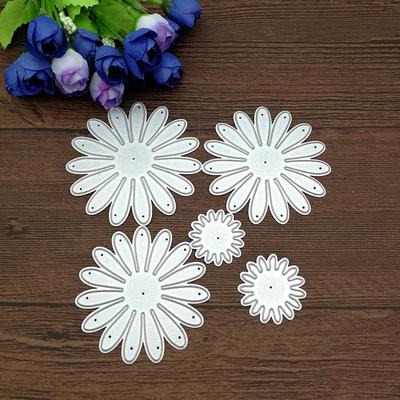 5 unids/set troqueles decoración de flores troqueles de corte de Metal tampones para álbum de recortes papel gofrado tarjetas borde