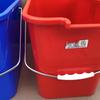 Enhanced Rectangular Mop Bucket with Hand-Press Squeeze for Easy Cleaning - Durable Plastic Design for Household Use