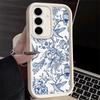 Phone Case for Samsung Galaxy A17 A16 A15 A14 A13 Blue And White Porcelain Pattern A56 A36 A26 A55 A35 A25 A54 A34 A24 A53 A33 A