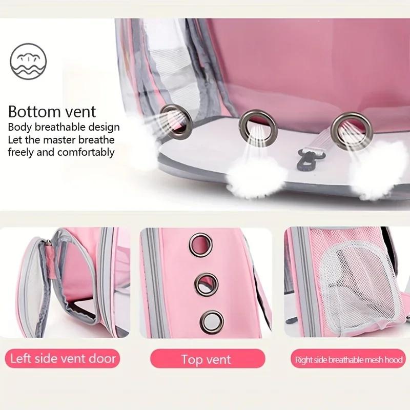 Podróżuj stylowo ze swoim zwierzakiem: Transporter na plecak dla psa i kota - projekt kapsuły kosmicznej na przygody na świeżym powietrzu!