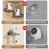 Suction Cup CCTV Monitoring Bracket Wall Mounted Surveillance Mount Shelf  Indoor Outdoor