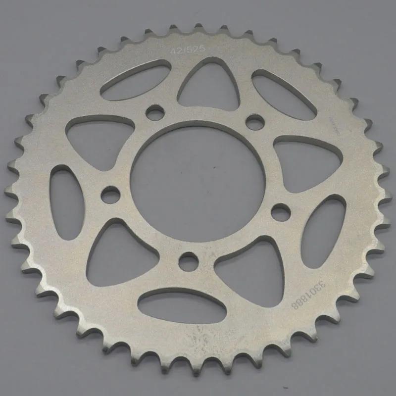 Motorcycle 42T 44T 43T 46T Rear Sprocket Kit Steel Aluminum Composite For Benelli BJ600 BJ600GS-A BN600 TNT600 TRK502C TNT300 42 Teeth