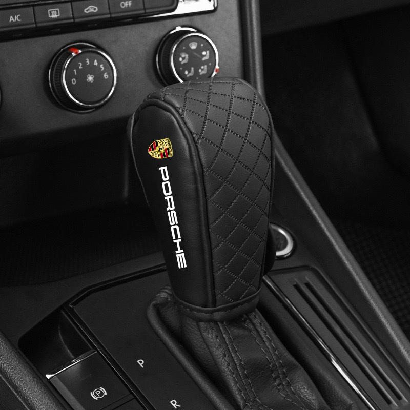 Copri Pomello Cambio Auto Manopola Leva Cambio Antiscivolo Copertura Leva Cambio Per Porsche Cayenne Panamera Macan 911 718 Taycan Boxster
