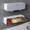 Wall-mounted Seasoning Box Household Combination Set Kitchen Seasoning Four Compartment Integrated Storage Box Without Punching