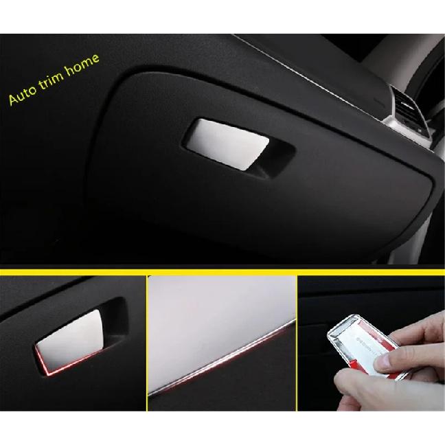 Steering Wheel Glove Storage Box Head Light Lamp Control Switch Button Cover Trim For Hyundai Tucson 2016 - Car Accessories