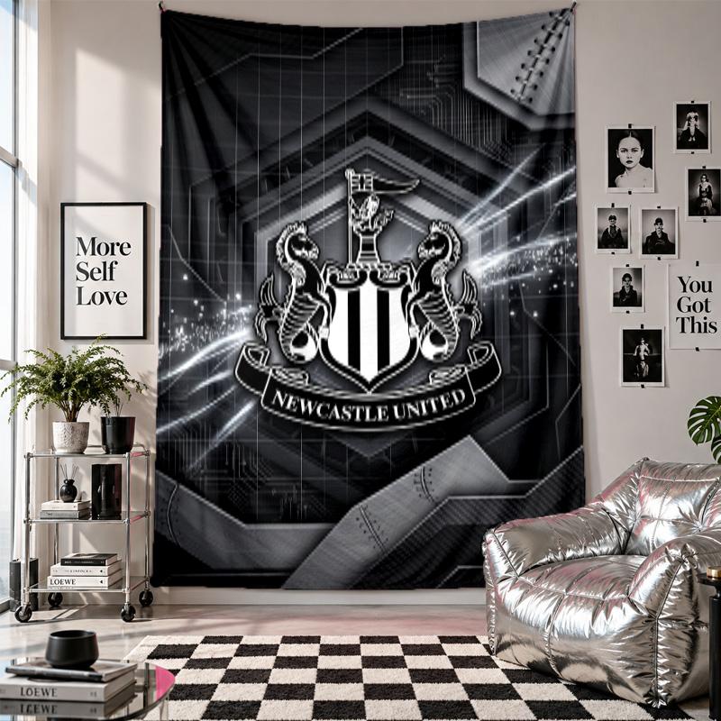 Newcastle United Football Wall Tapestry Home Decor Wall Hanging Cloth for Bedroom Living Room Background