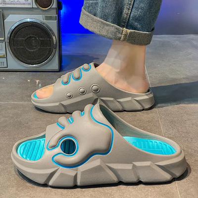 Zapatillas de hombre de moda para interiores, zapatillas de casa masculinas de PVC, zapatillas casuales para caminar por casa, zapatos baratos, novedad de 2025, diseño de lujo, estilo divertido de 2024