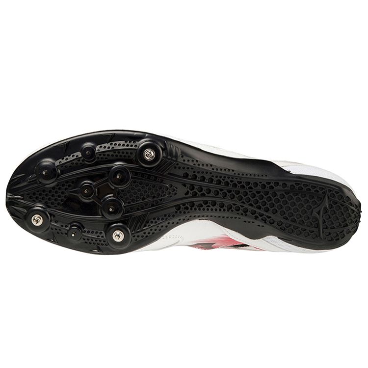 Mizuno Unisex Low-Top Sprint Running Shoes White Red U1GA202101