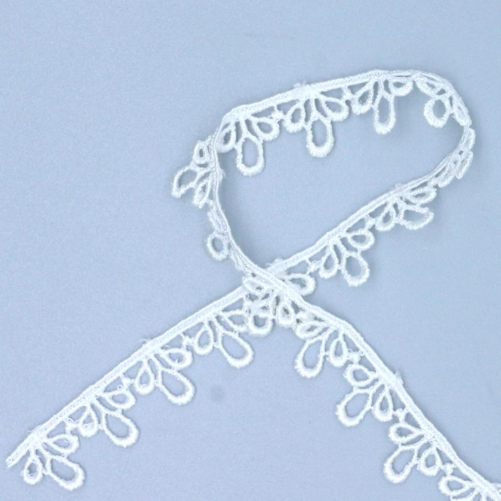 Water Soluble Polyester Light Silk Embroidery Lace Women'S Clothing Accessories Unilateral Non-Elastic Hollow Lace