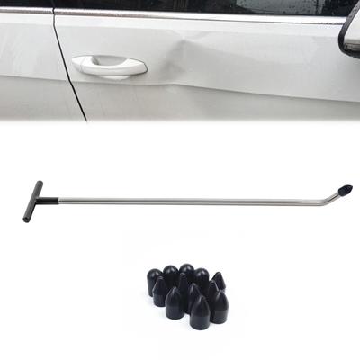 12Pcs Crowbars Caps Car Dent Removal Rod Tips Dent Remover Tool Replacement Heads for Hail Damage Removal Plastic Caps