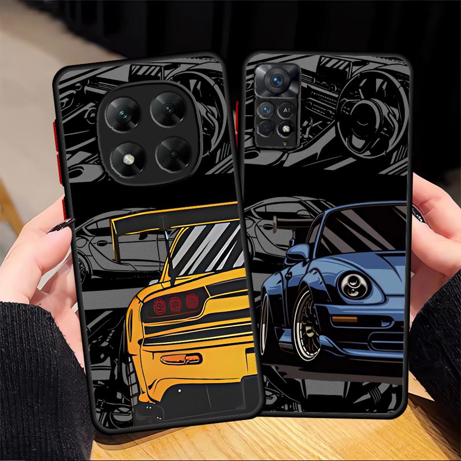 Japan Sports Cars Soft Cover Phone Case for Xiaomi Redmi Note 9s 11 12 13 Pro Plus 11s 12S 10s 14 Pro