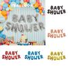 Baby Shower 16in Aluminum Foil Letter Balloons For Infant Celebration Decor