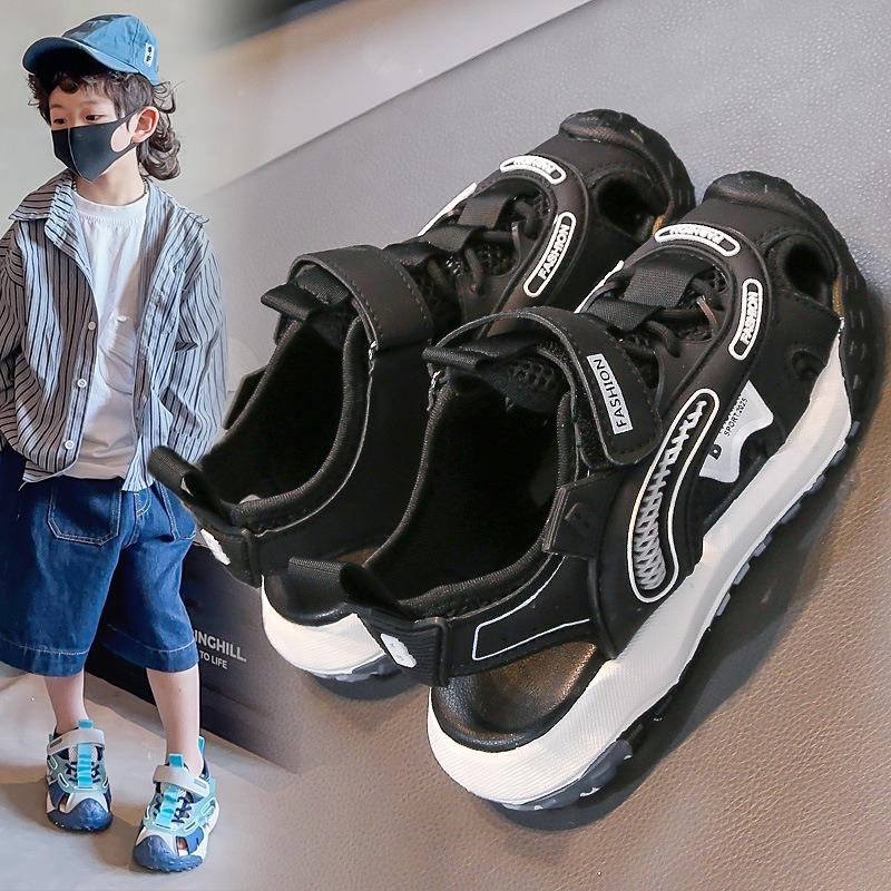 

Boys Spring/Autumn Breathable Mesh Shoes - Trendy Sports Shoes for Big & Little Kids 37 чорний