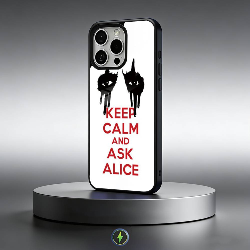 A-Alice Cooper wallpaper  Phone Case For iPhone17,16,15,14,13,12,11 Plus,Pro Max Magnetic For Magsafe Wireless Charging