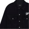 WE11DONE SS24 Denim Jacket Unisex Black WD-DJ1-24-372-U-BK