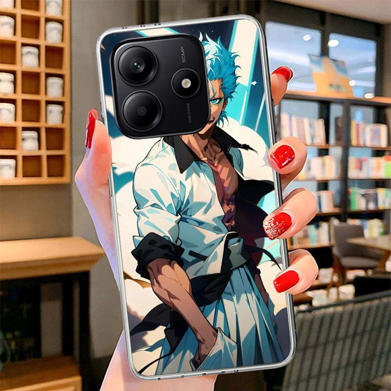 Grimmjow 6 Bleach Phone Case For Xiaomi Redmi Note 15 14 13 12 11 10 Pro Plus 14S 12S 11S 11T 11E 10S Soft Fundas Shell Redmi No