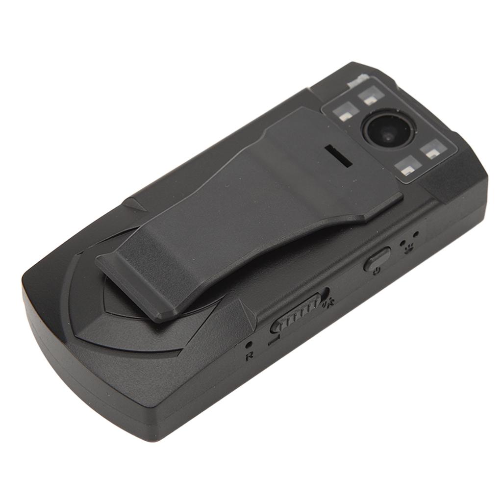 Portable Body Camera with Back Clamp 1080P Wide Angle 120 Degrees Infrared Night Vision Camera for Home Outdoor