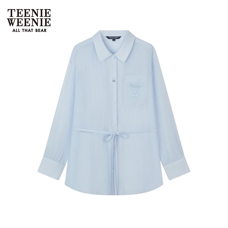 Teenie Weenie Women s Striped Bear Button-Up Shirt M