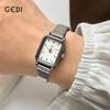 Retro Small Square Plate Watch Female Simple And Exquisite, Light Luxury Axiannu Alloy With Quartz Watch