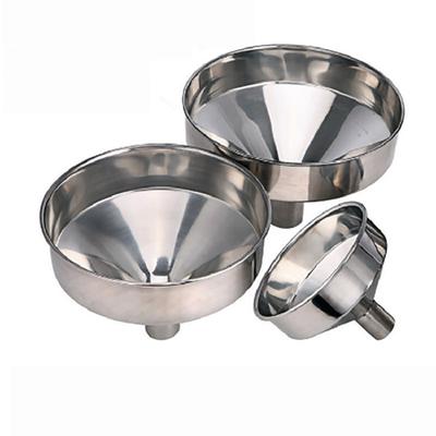 NOUVEAU Entonnoir en Acier Inoxydable Grand Entonnoir de Cuisine Outils Filtre Huile de Cuisine Liquide Entonnoir à Large Ouverture Métallique Pour Remplir Bouteilles Boîtes