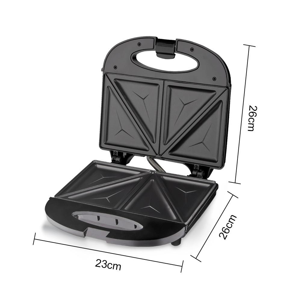 750W Household Double-sided Heating Sandwich Maker Multifunctional Toaster Small Portable Waffle Breakfast Machine