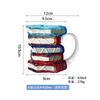Popular Painted Book Mug Coffee Cup Artificial Painting Novelty Book Cup With Handle Essential For Working From Household Mug