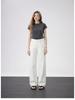 JOCORBEI French Style White High-Waisted Wide-Leg Women's Jeans - 2026 Spring Collection