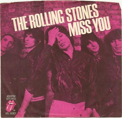 7inch Record ROLLING STONES - Miss You / Far Away Eyes RS19307 ROLLING STONES 1978 US Rock Used