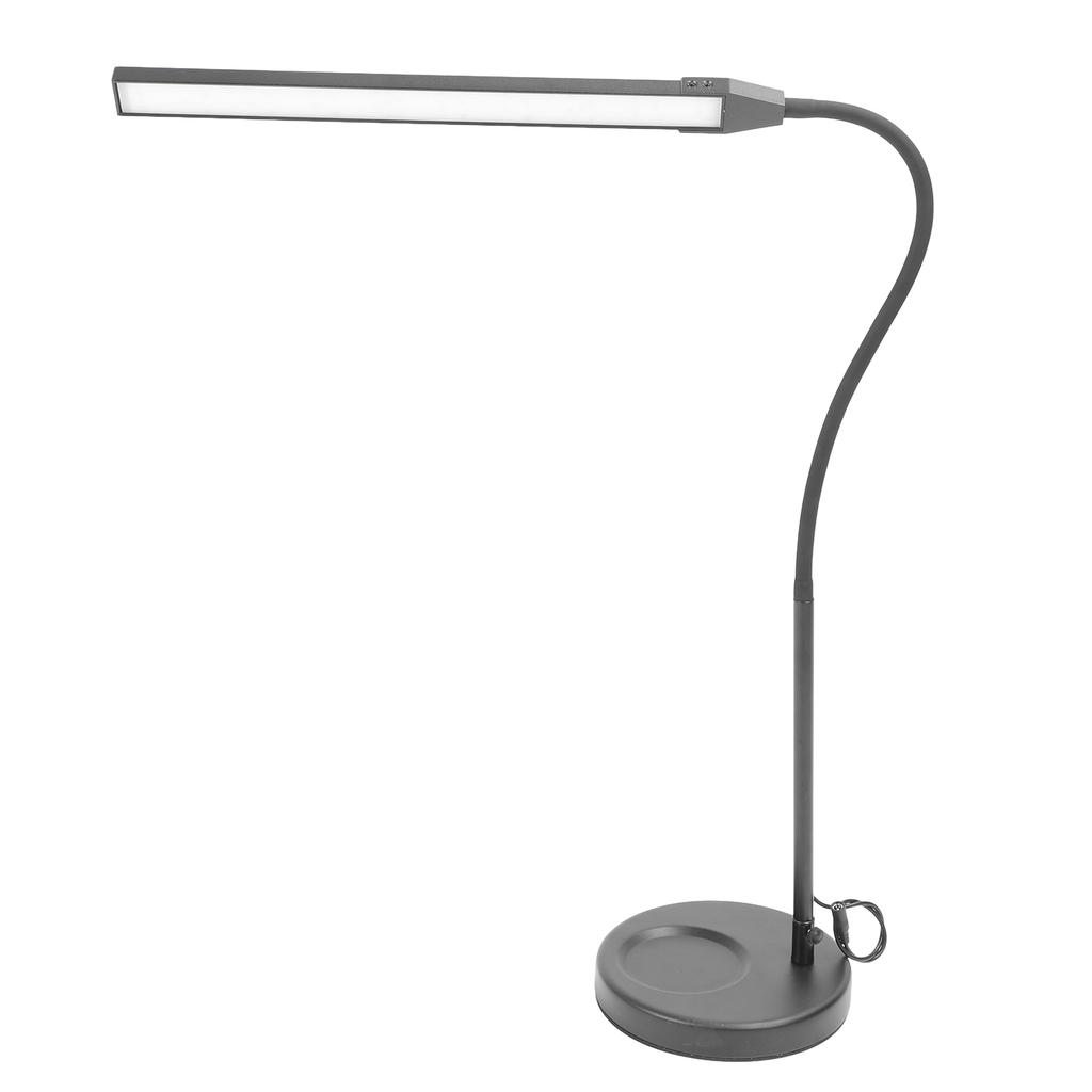 Smart Stepless Dimming LED Desk Lamp with Base and Clamp 3 Color Temperature 3000K-6000K Clip On