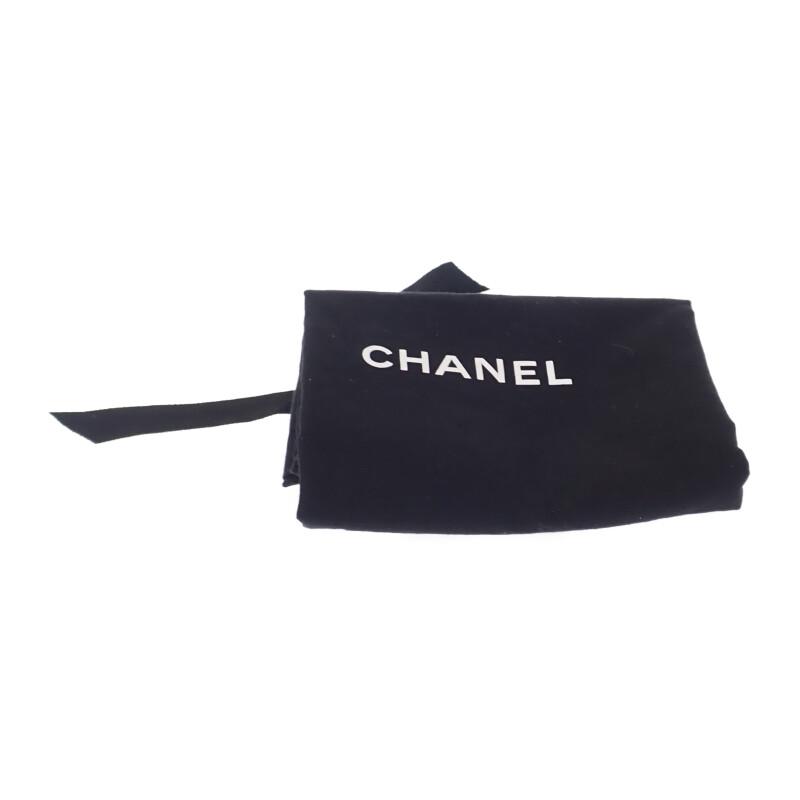 Chanel 2WAY Bag Silver Lambskin Women