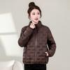 Autumn and winter new plastic down cotton clothes women's short light and thin cotton clothes stand-up collar light casual jacket trendy women