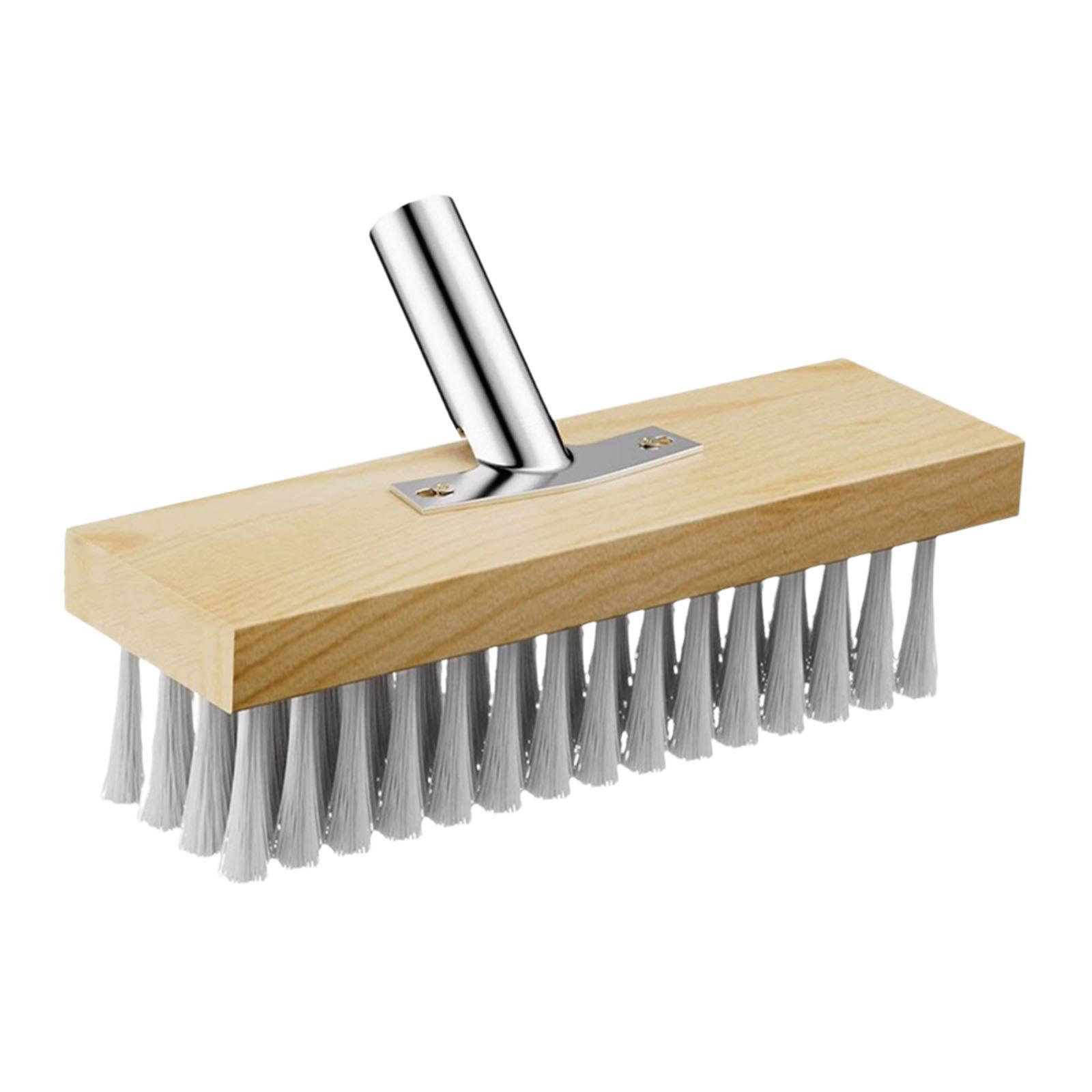Floor Scrub Brush Head Cleaning Brush Rough Wire Brush for Outyard Rough Surfaces Concrete Floor Tile Surfaces Wooden Decks
