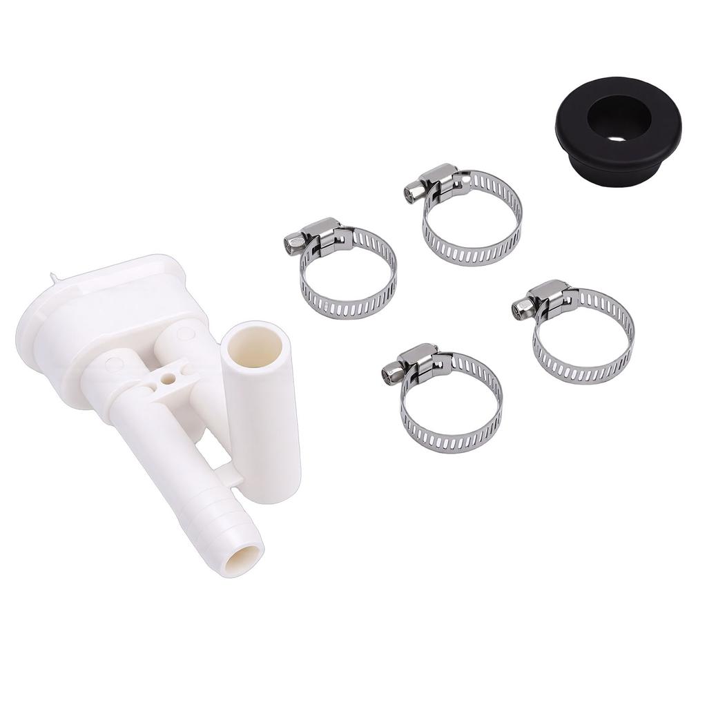 RV Toilet Vacuum Breaker Kit 385316906 Backflow Prevention Replacement for Sealand VacuFlush Toilet